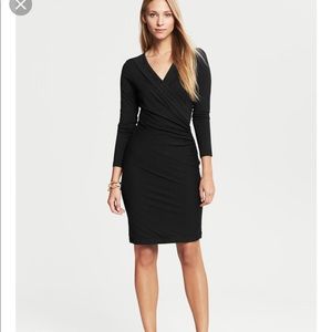 Banana republic faux wrap dress